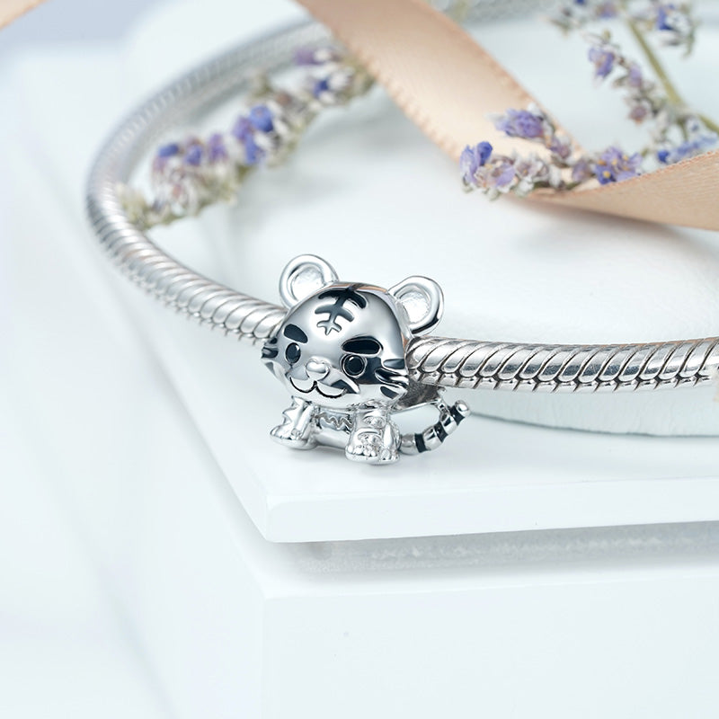 Tiger Baby Gift Charm Bead 925 Sterling Silver_2