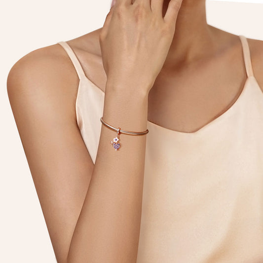 Gnoce Exquisite Perfume Heart Bottle Pendant Dangle Charm_5