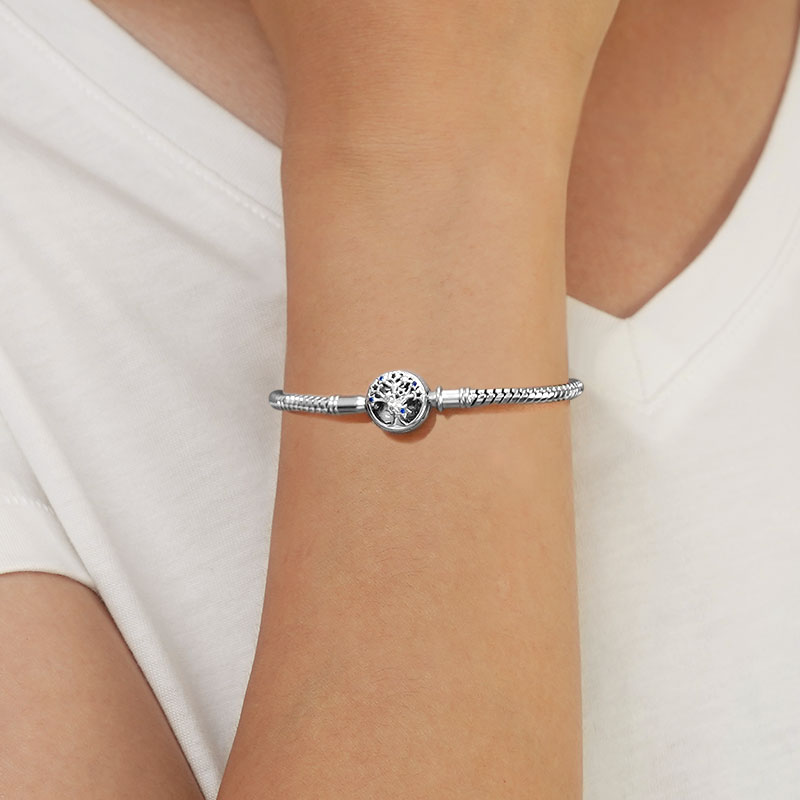 Gnoce Tree of Life Basic Snake Chain Bracelet_7