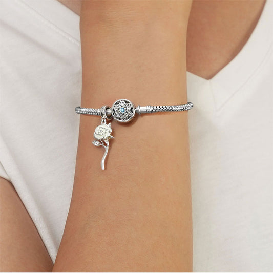 Gnoce Star Basic Snake Chain Bracelet_5