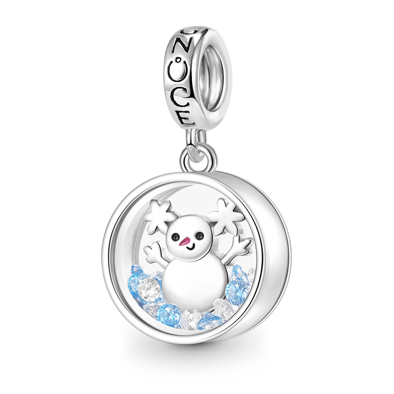 Gnoce Christmas Snowman Gift Pendant Dangle Charm_1
