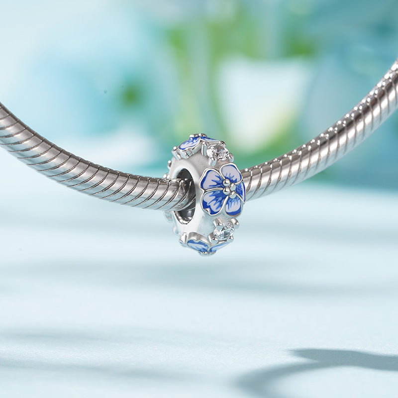 Gnoce Blue Flower Stopper Charm_3