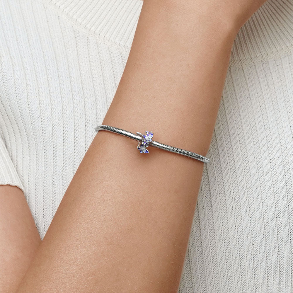 Gnoce Flying Butterflies Stopper Charm_4