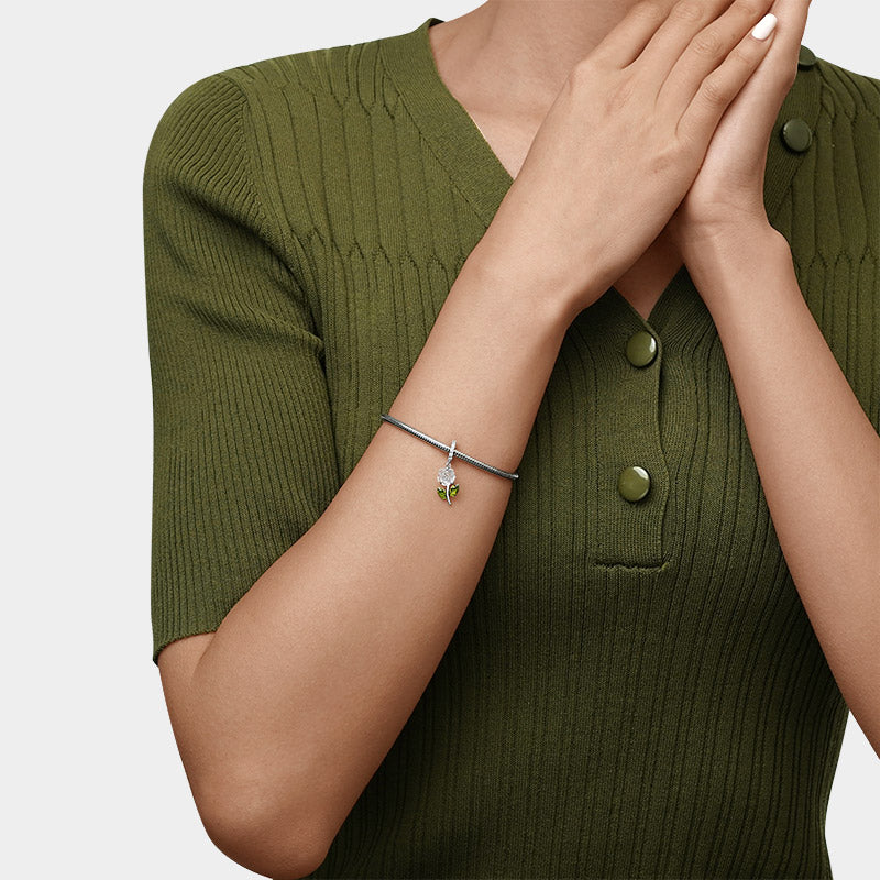 Gnoce Light Color-changing Rose Flower Pendant Dangle Charm_5