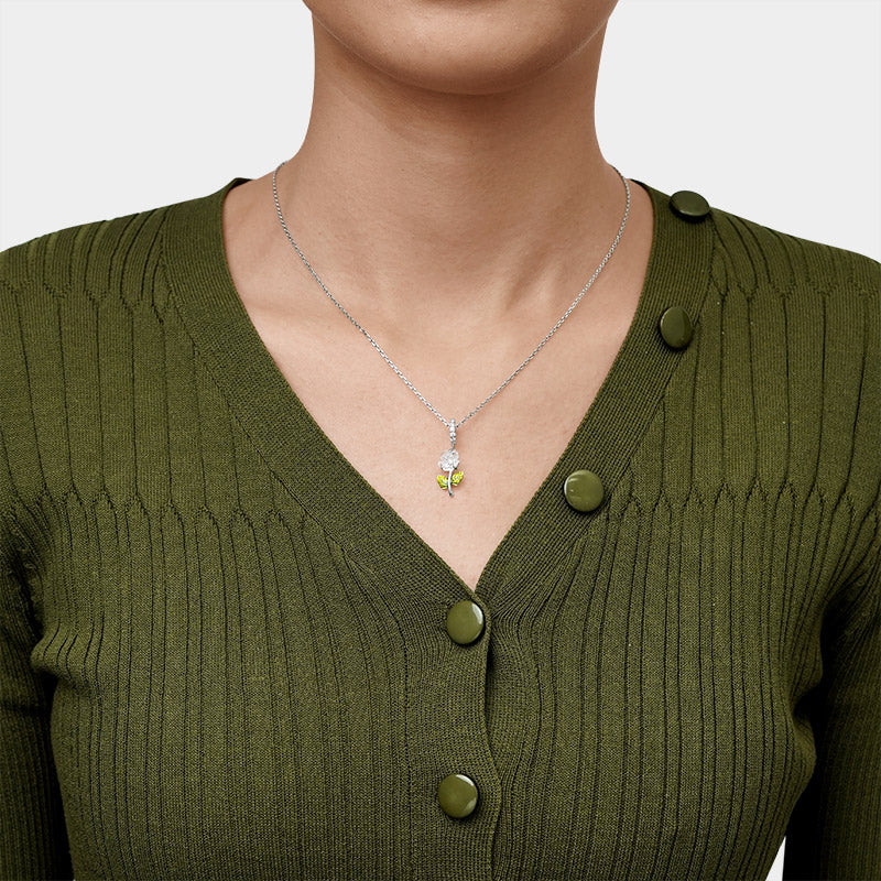 Gnoce Light Color-changing Rose Flower Pendant Dangle Charm_7