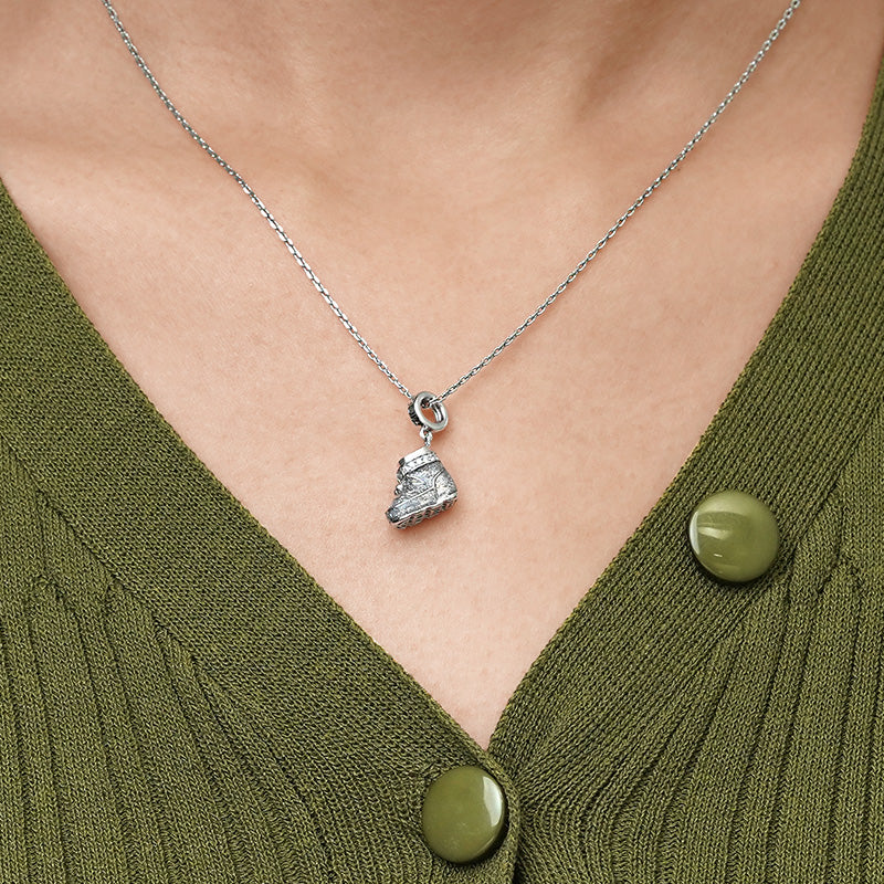 Gnoce Sparkling Snowshoes Pendant Dangle Charm_7