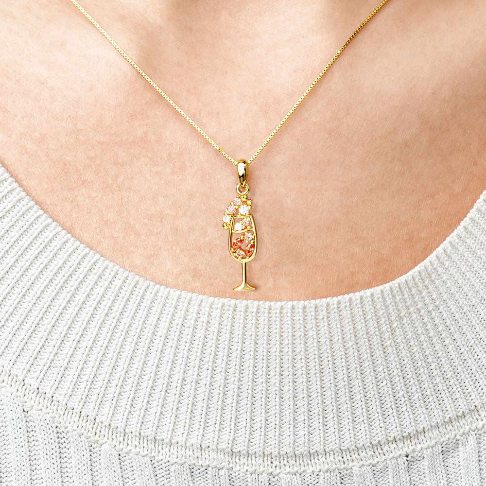 Gnoce Champagne Cocktail Necklace_4