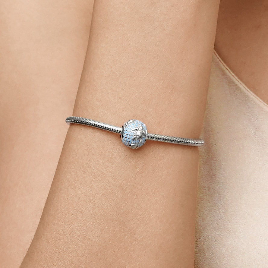 Gnoce Blue Sea World Pendant Dangle Charm_4