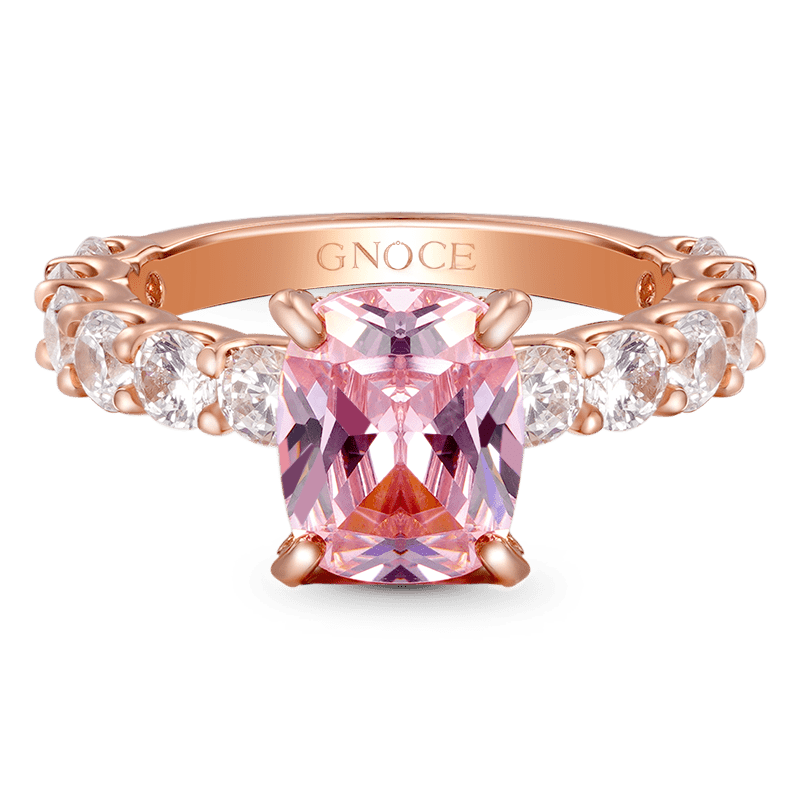 Gnoce Pink Radiant-cut Promise Ring_2