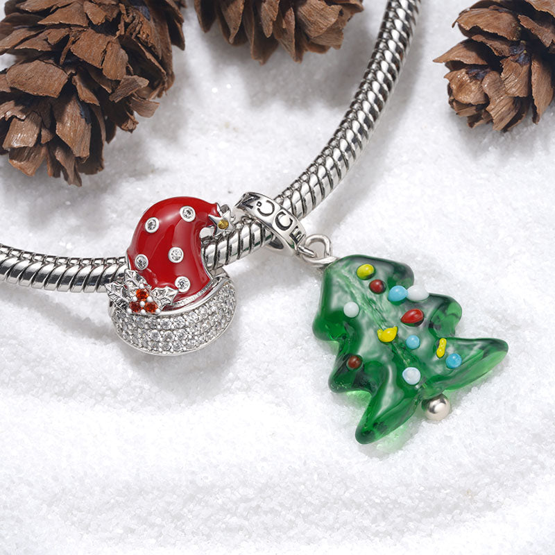 Gnoce Christmas Tree Pendant Dangle Charm_2