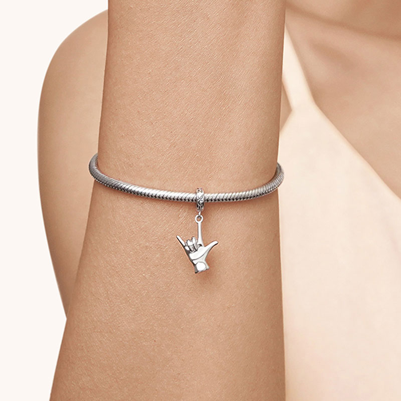 Gnoce Love Gesture Pendant Dangle Charm_7