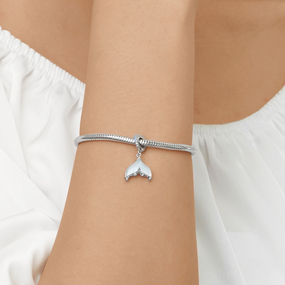 Gnoce Fantasy Fishtail Pendant Dangle Charm_5