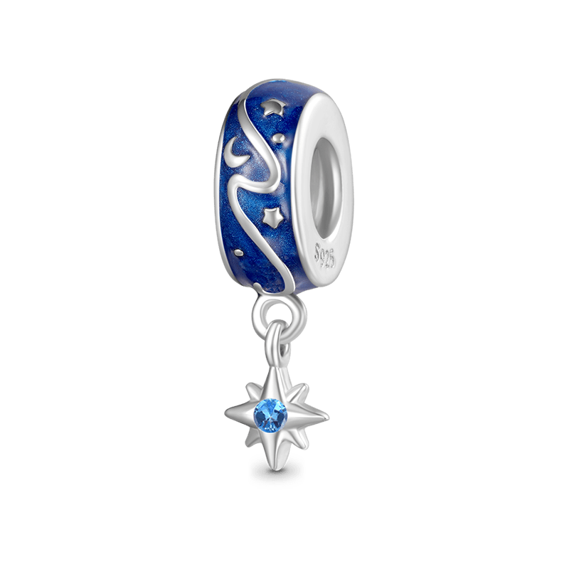 Gnoce Blue Starry Sky Stopper Charm_1