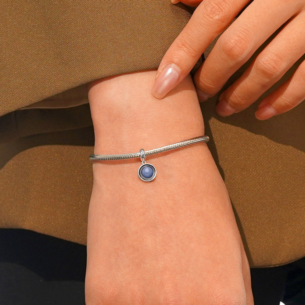 Gnoce "Sometimes the moon is all I have" Glow-in-the-Dark Moon Pendant Dangle Charm_6