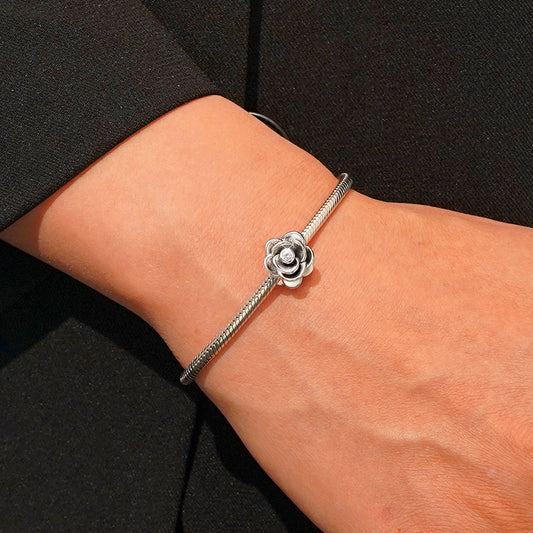 Gnoce Romantic Delicate Rose Charm_5