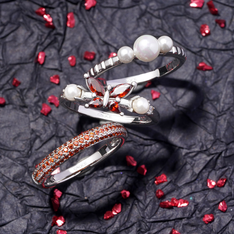 Gnoce Butterfly Pearl Promise Ring_3