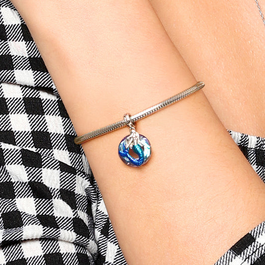 Gnoce Ring of Angels Mermaid Pendant Dangle Charm_5