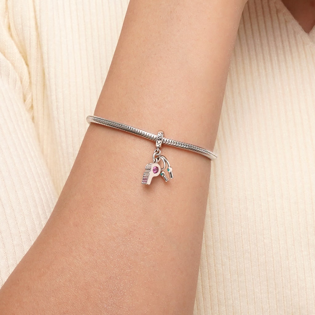 Gnoce Whistle Jump Rope Pendant Dangle Charm_6