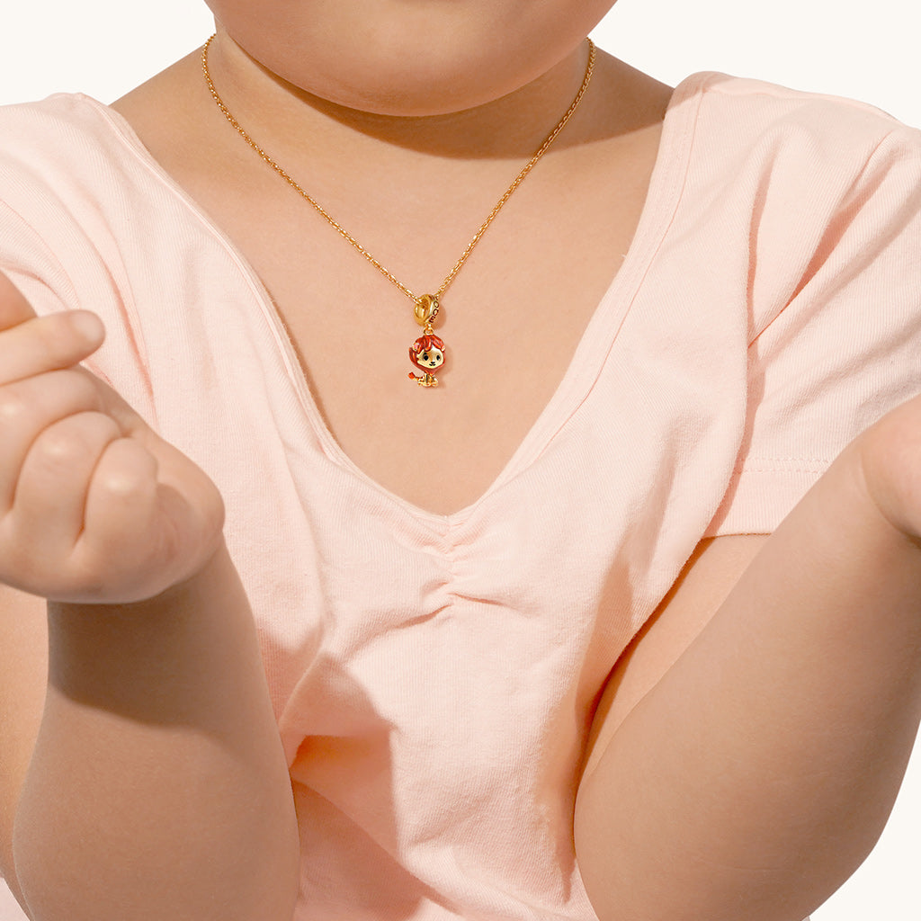 Lion Pendant Dangle Charm Sterling Silver 18k Gold Plated_5