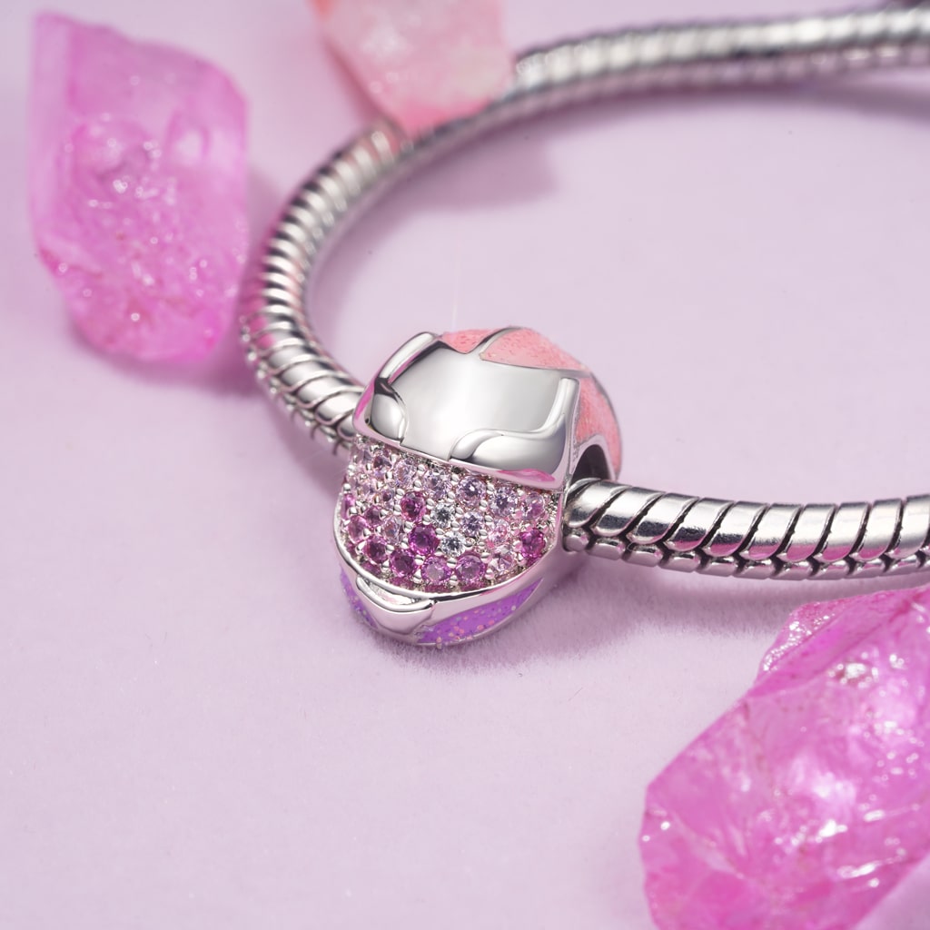 Gnoce Pink Motorcycle Helmet Charm_3