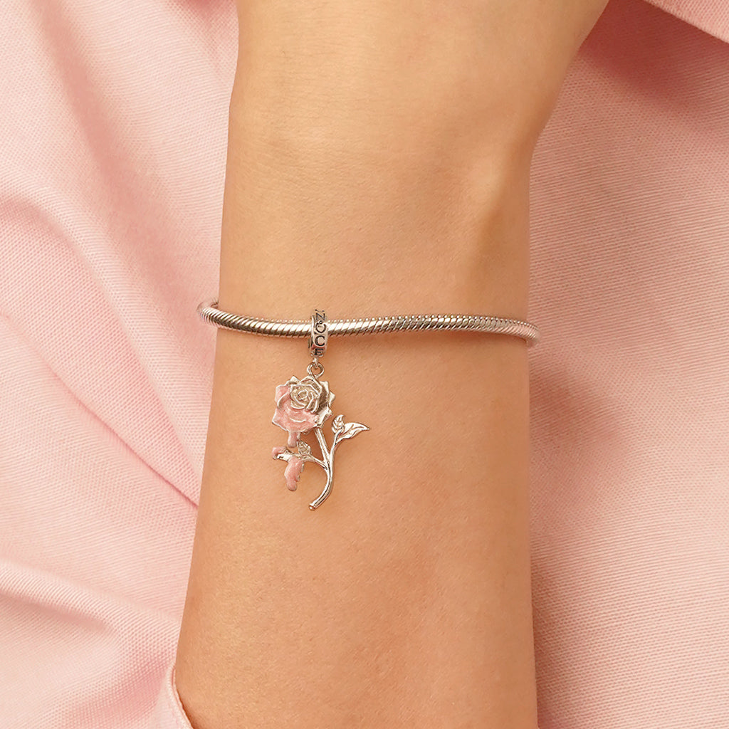 Gnoce Gradient Rose Pendant Dangle Charm_6