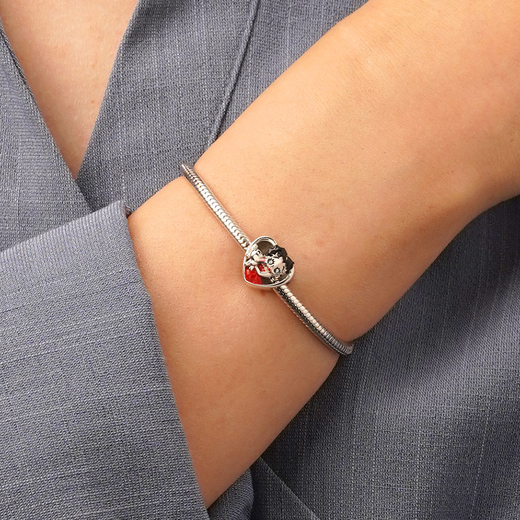 Gnoce Sweet Betty Boop Hugs Puppy Charm_5