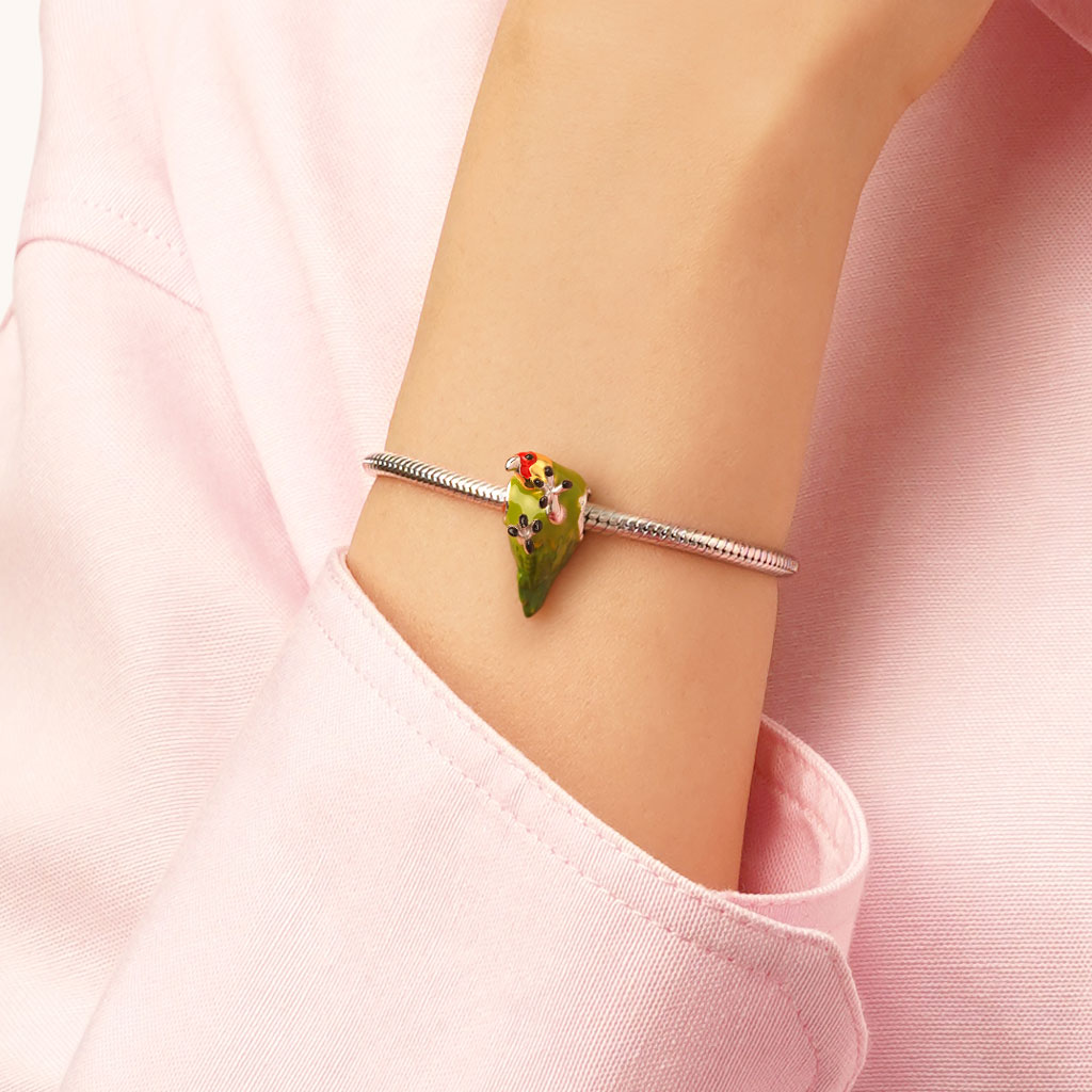 Gnoce Carolina Parrot Charm_5