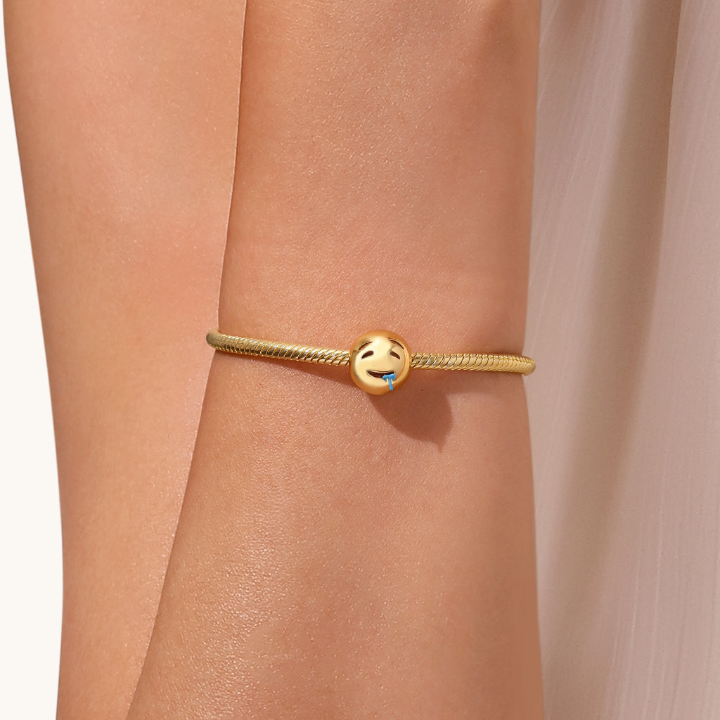 Gnoce emoji Drooling Face Charm_5