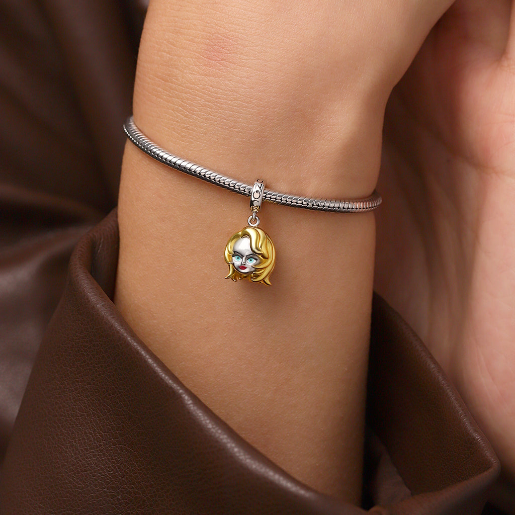 Gnoce Tiffany Valentine Head Pendant Dangle Charm_7