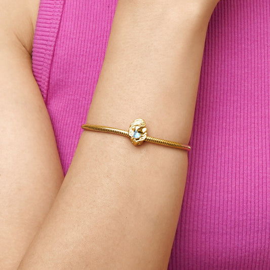 Gnoce 18k Gold Plated Mother & Child Moonstone Charm_5