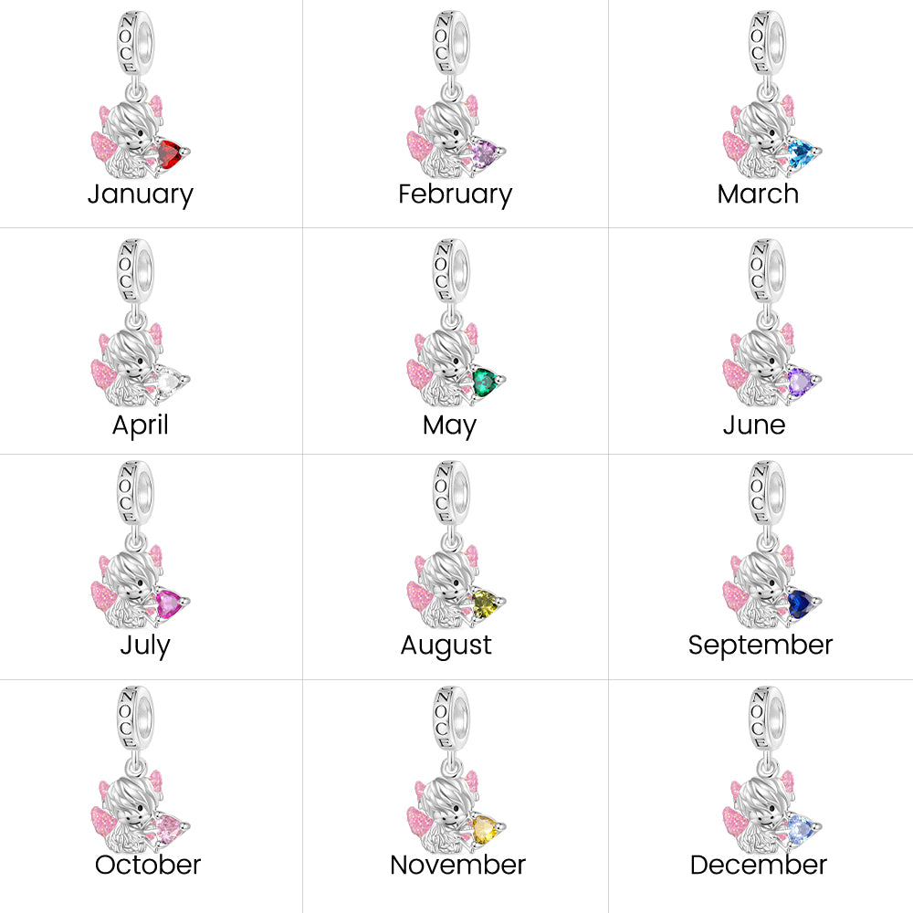 Gnoce Valentine's Day Highland Cattle Cupid's Arrow Pendant Dangle Charm_8