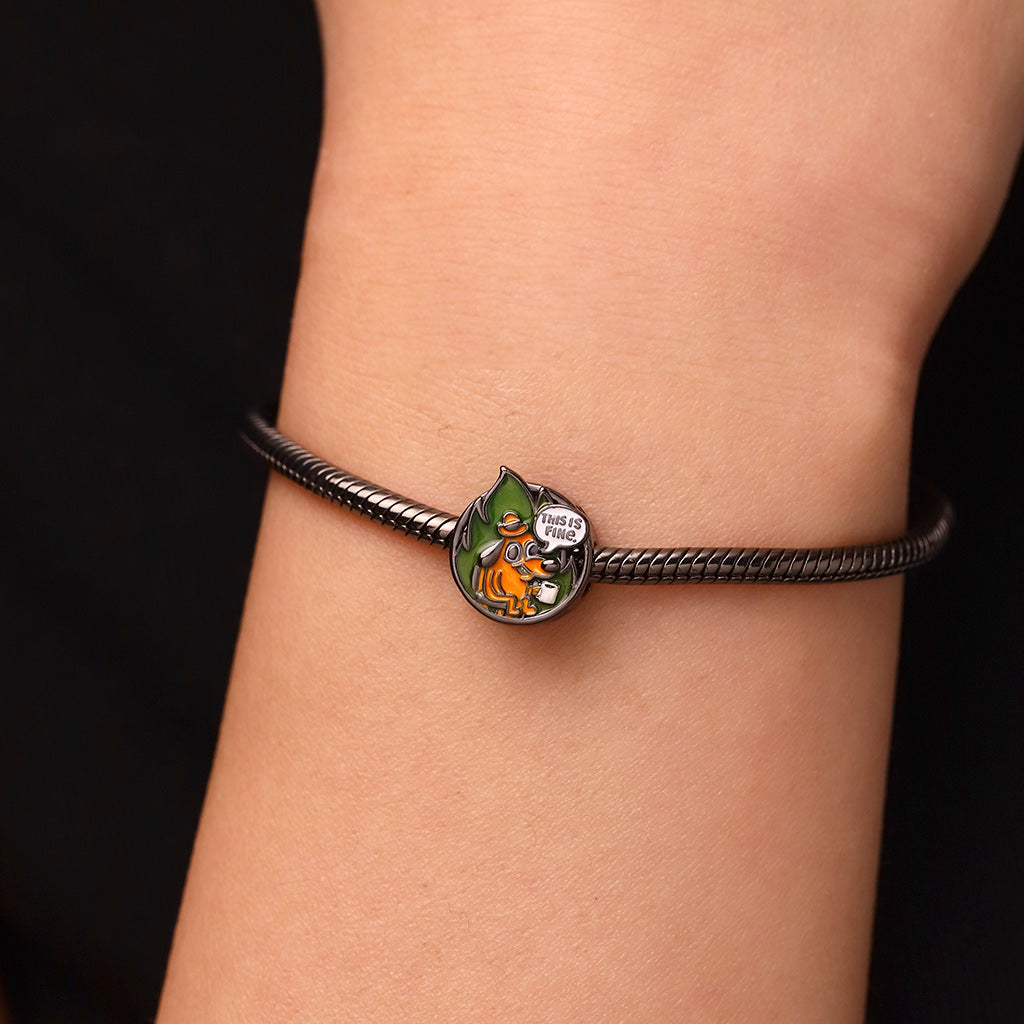 Gnoce This Is Fine Charm - Glow-in-the-Dark Flame_6