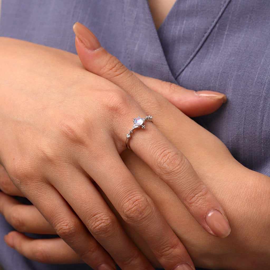 Gnoce Blue Fire Moonstone Promise Ring_4