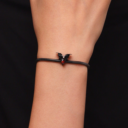Gnoce Holloween Bat Birthstone Charm_6