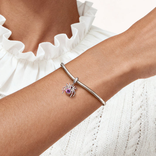 Gnoce Heated Color-changing Spider Pendant Dangle Charm_3