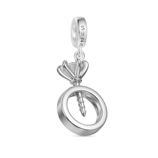 Gnoce Diamond Ring Pendant Dangle Charm_5