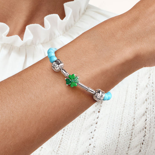 Gnoce Adjustable Natural Gemstone Basic Bracelet_2