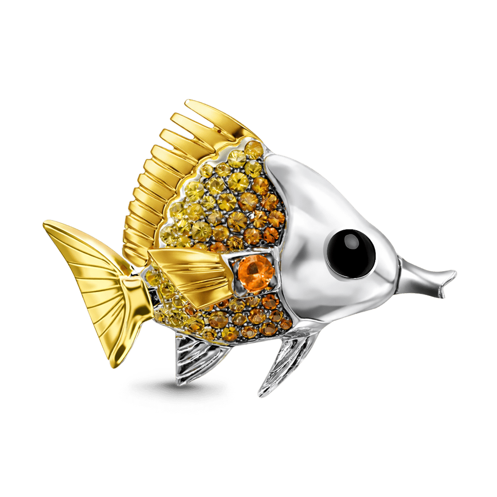Gnoce Summer Ocean Tropical Angelfish Charm_5