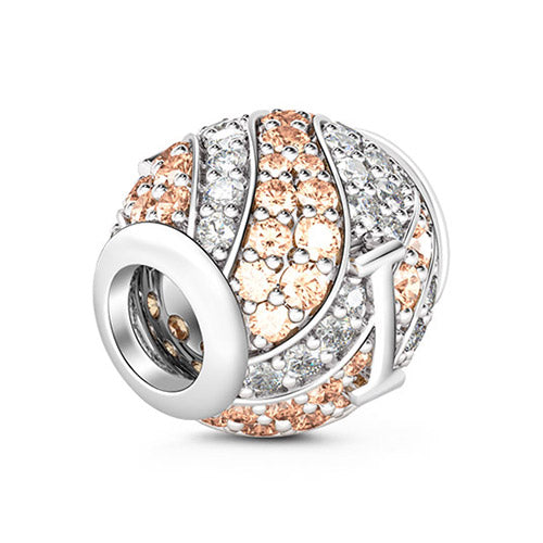 Gnoce “Letter I with Special Meaning for Special Person ”Made of 925 Sterling Silver Champagne & Clear  CZ Letter I Charm_2