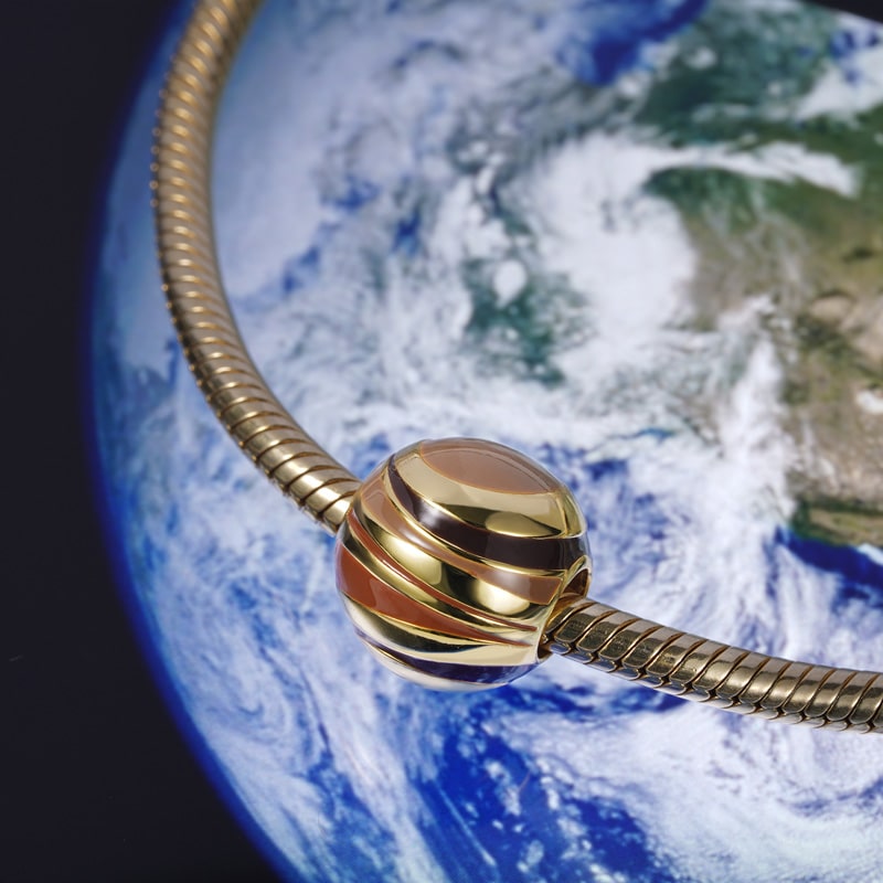 Venus Charm Bead Sterling Silver 18K Gold Plated_2