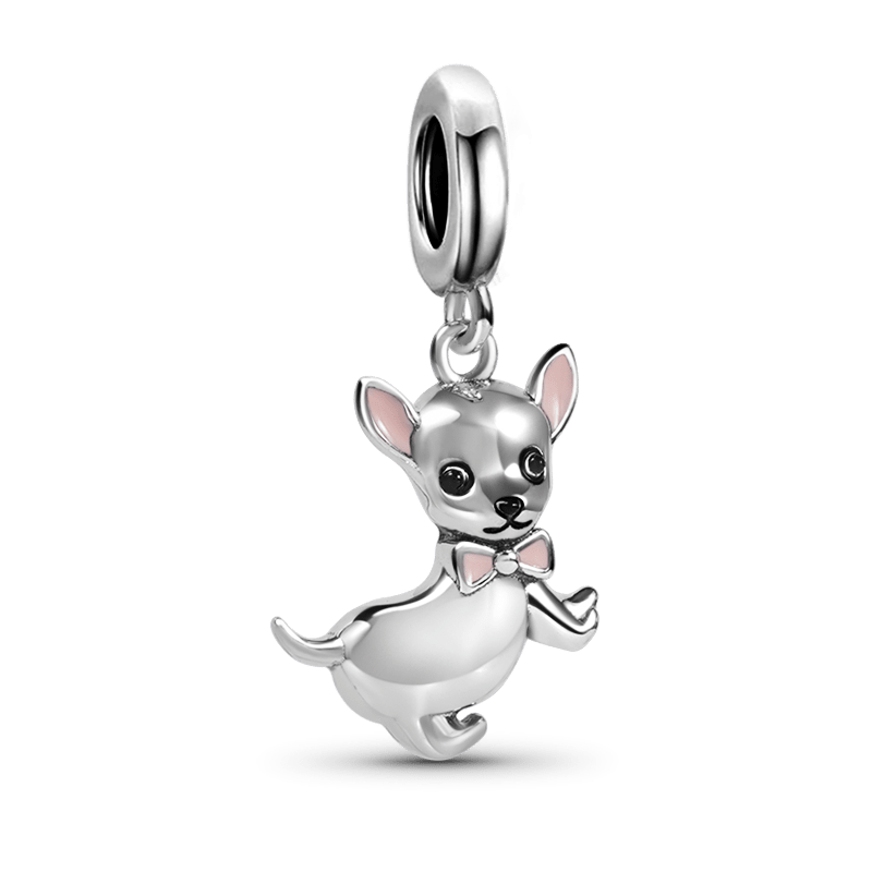 Chihuahua Pendant Dangle Charm Sterling Silver_1