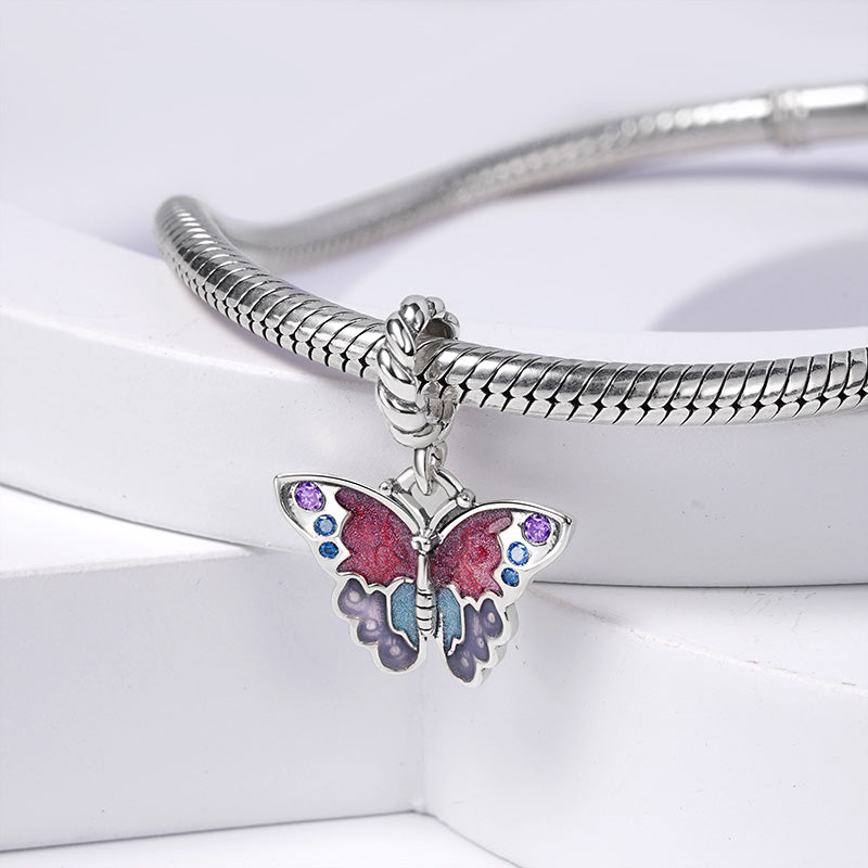 Butterfly Pendant Dangle Charm Sterling Silver_2