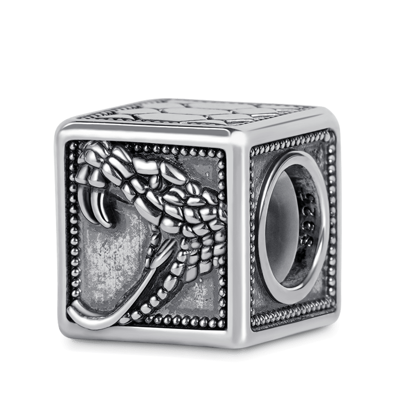 Snake Square Men's Vintage Bead S925 Sterling Silver with Gift Copper Black Leather Men's Bracelet Jewelry for Men_2