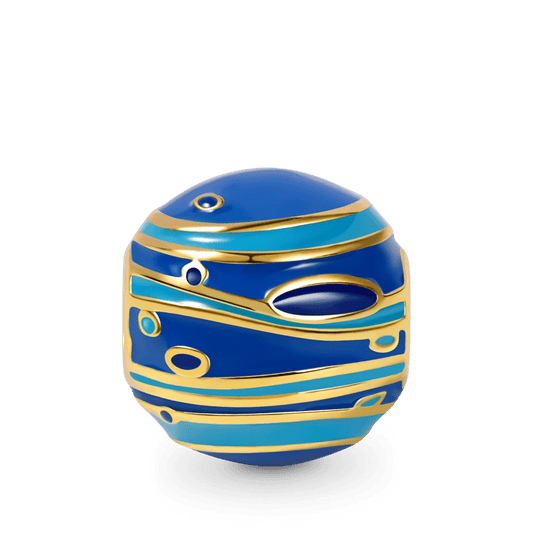 Neptune Charm Bead Sterling Silver 18K Gold Plated_1