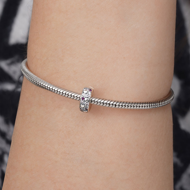 Sparkling Heart Clip Stopper for Charm Bracelets 925 Sterling Silver_3