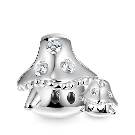 Embrace Love Mushroom & Baby Charm Bead 925 Sterling Silver_1