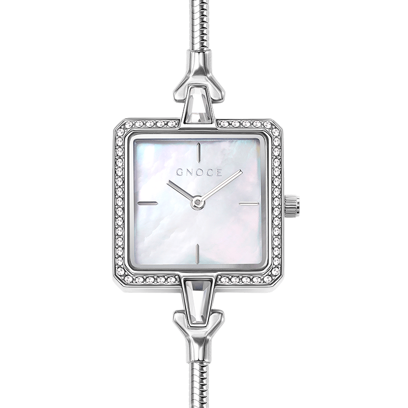 Bracelet Square Watch can be Personalized with Charms_1