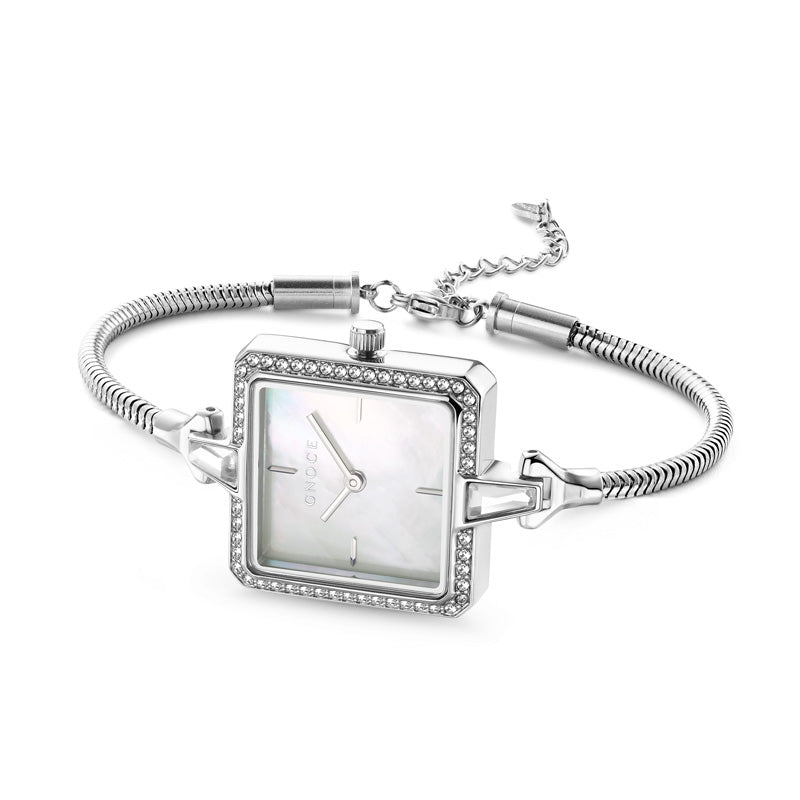 Bracelet Square Watch can be Personalized with Charms_2