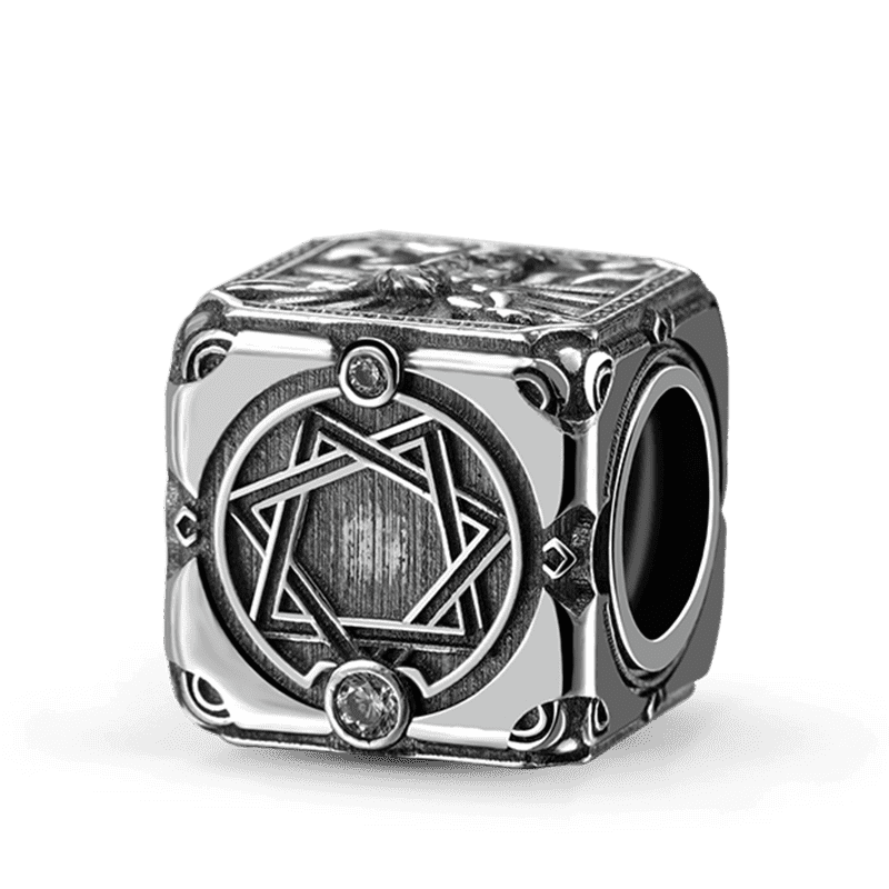 Sword and Skeleton Vintage Bead & Customized Classic Beads S925 Sterling Silver with Gift Copper Black Leather Men's Bracelet Jewelry for Men_3