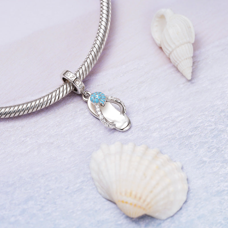Gnoce Summer Flip-flops Shoes Pendant Charm_3